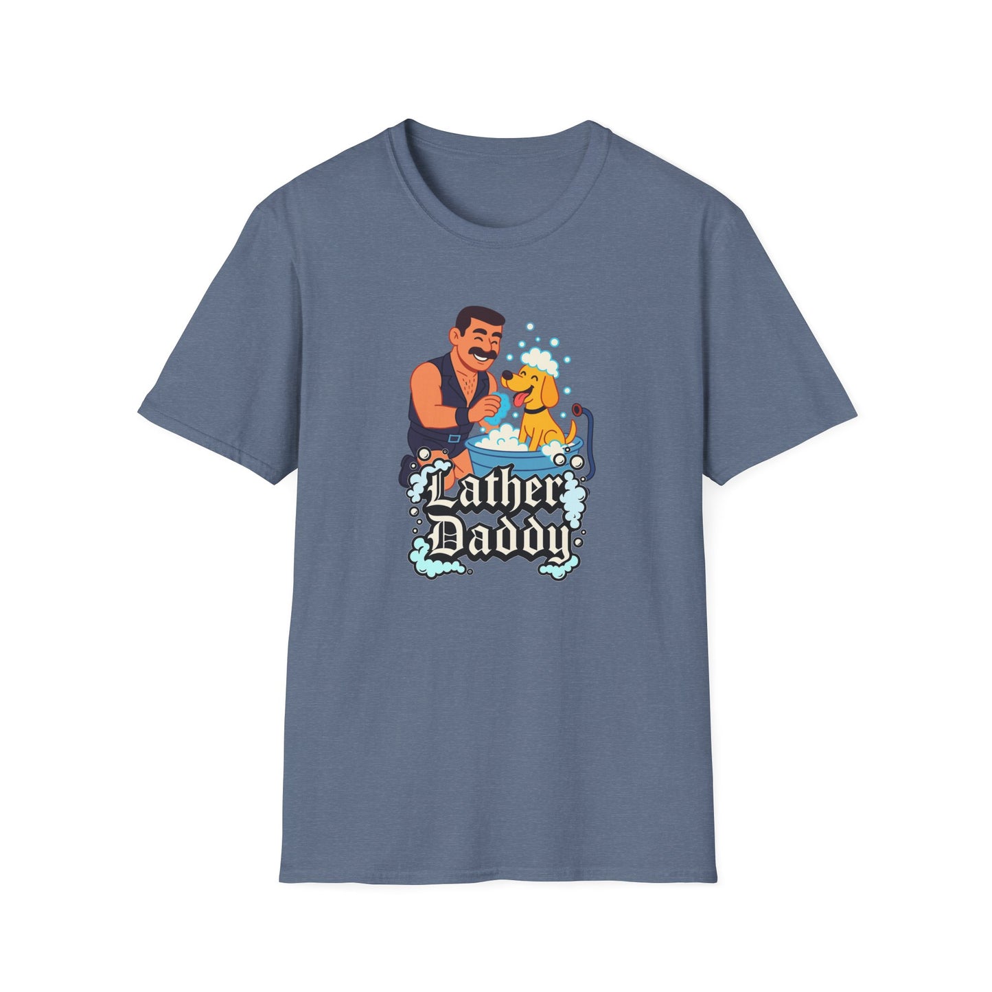 "Lather Daddy" Funny Dog Dad T-Shirt