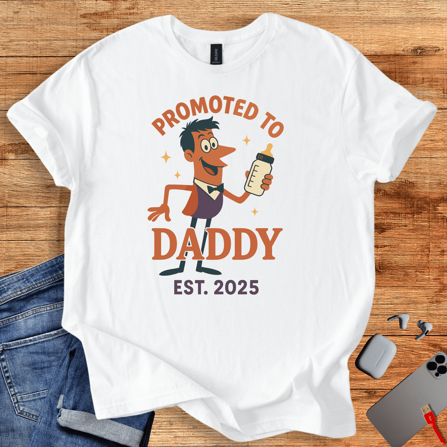 Promoted to Daddy T-Shirt