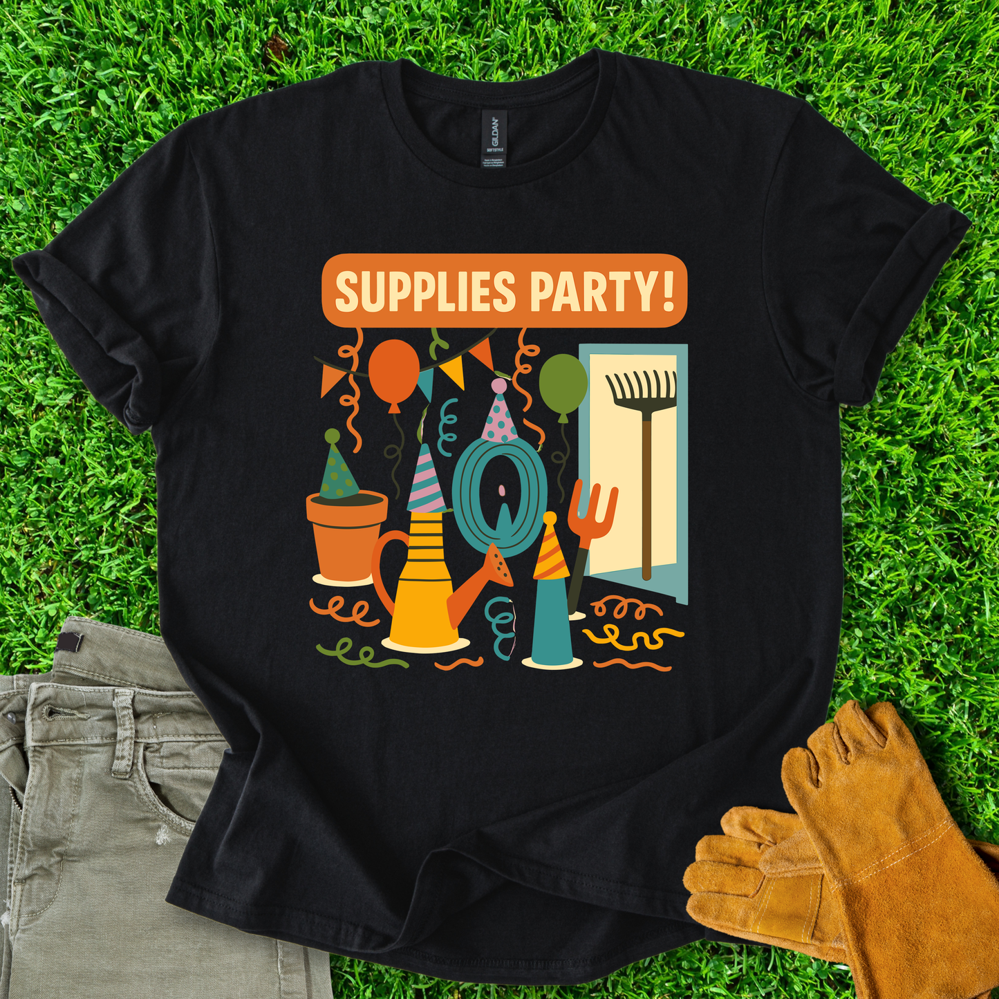 "Supplies Party!" Funny T-Shirt
