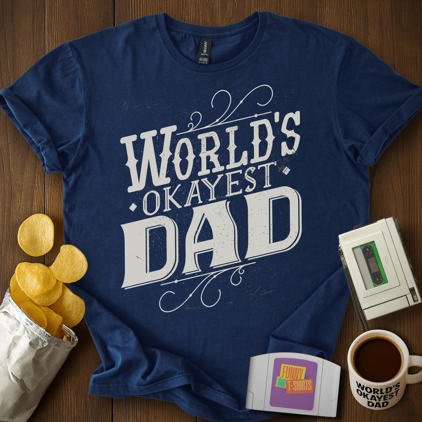 World's Okayest Dad Tee
