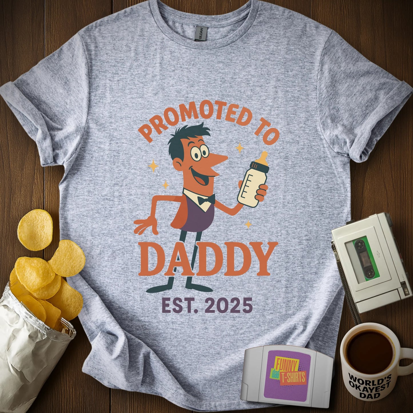Promoted to Daddy T-Shirt