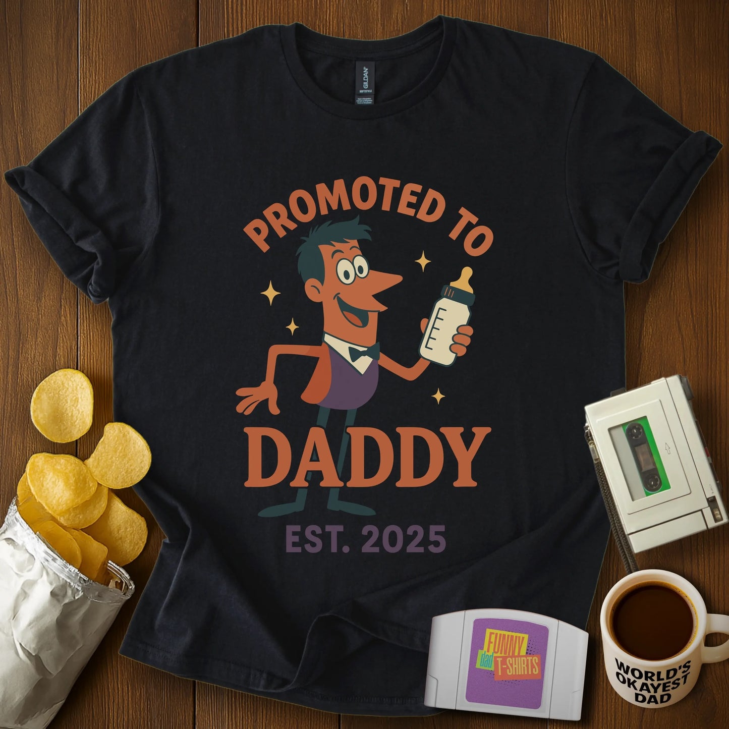 Promoted to Daddy T-Shirt