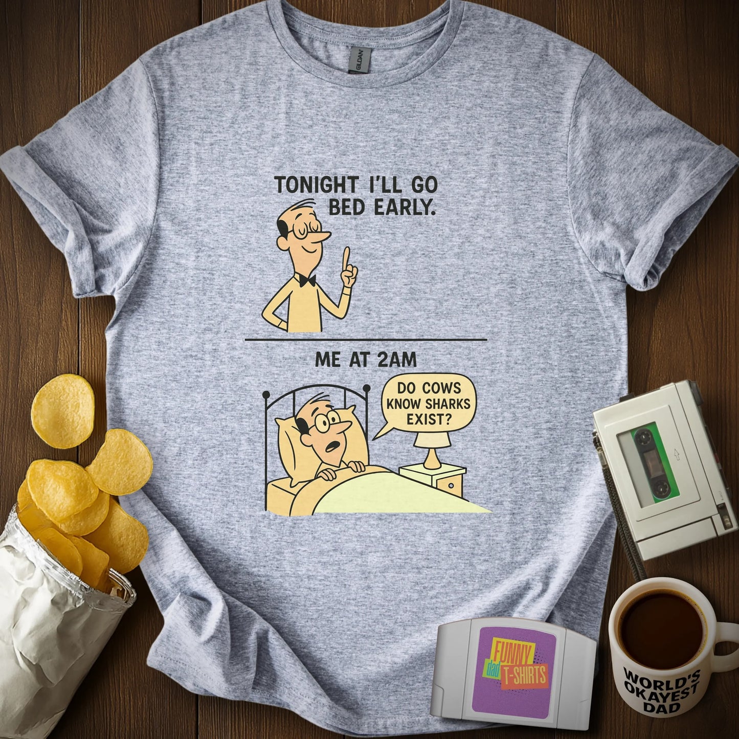 "Do Cows Know Sharks Exist?!" T-Shirt