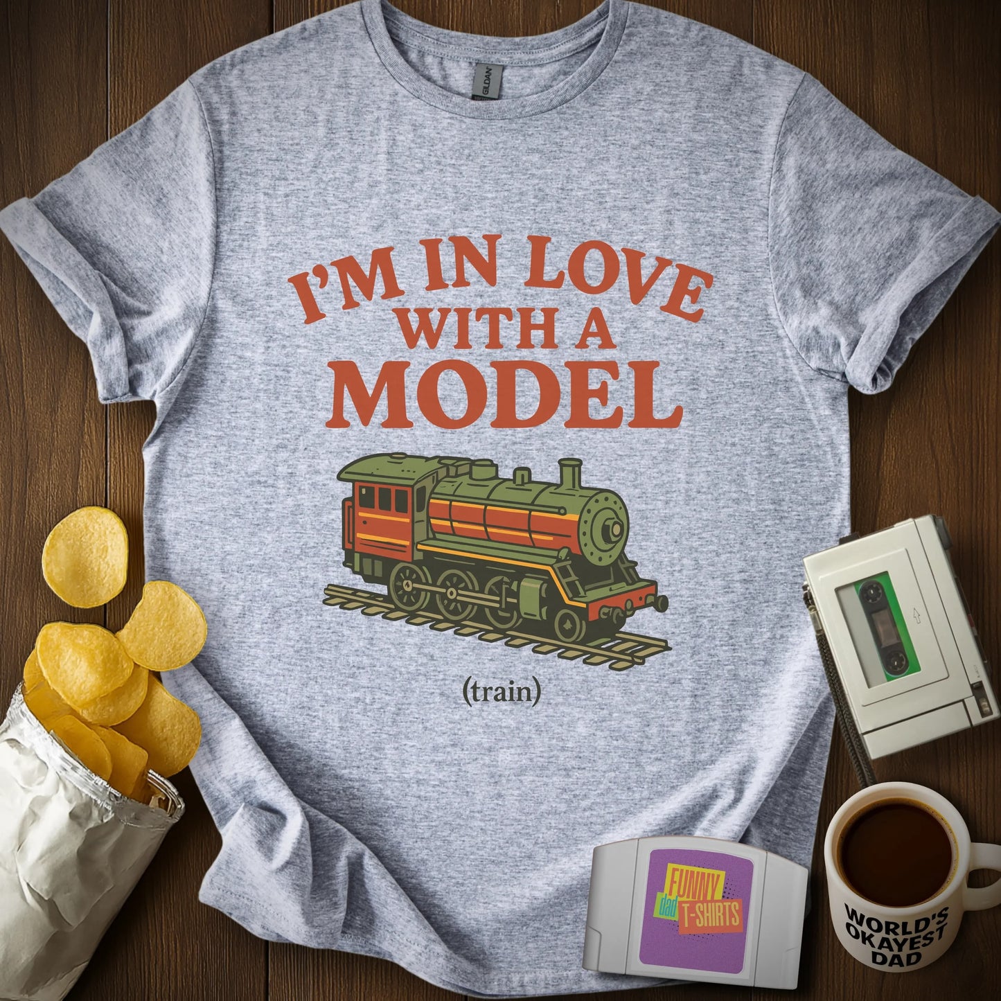 In Love with a Model (Train) T-Shirt