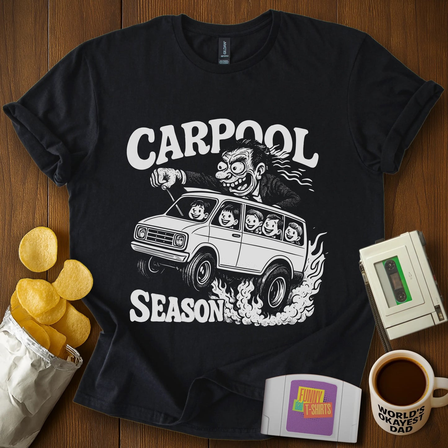 "Carpool Season" Back to School T-Shirt