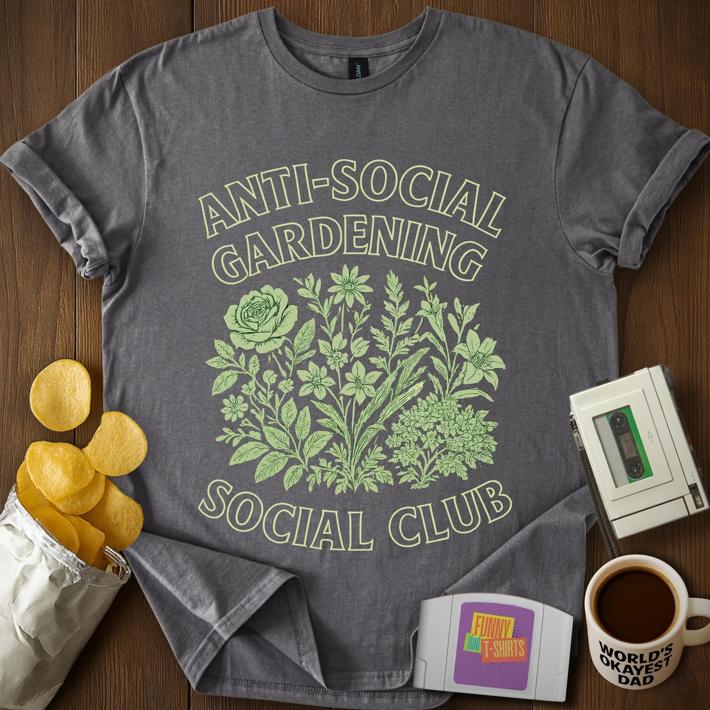"Anti-Social Gardening Social Club" T-Shirt