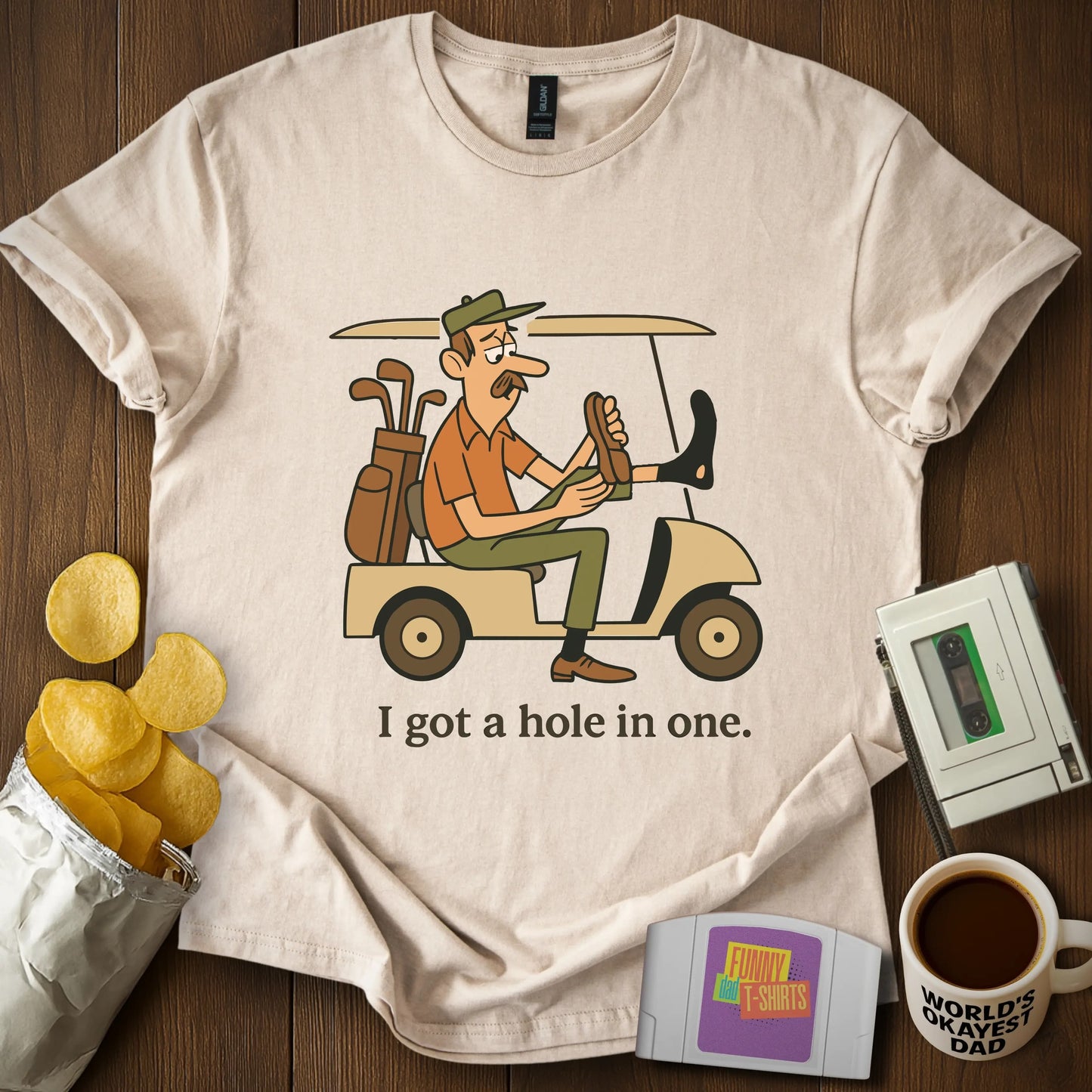 "Hole in One!" Golf Pun T-Shirt