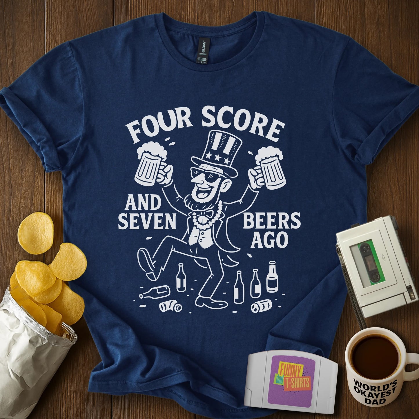 Four Score and Seven Beers Ago Tee
