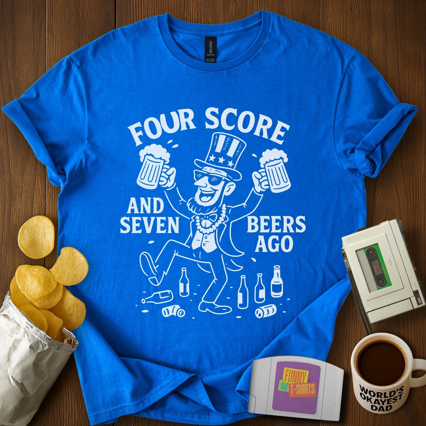 Four Score and Seven Beers Ago Tee
