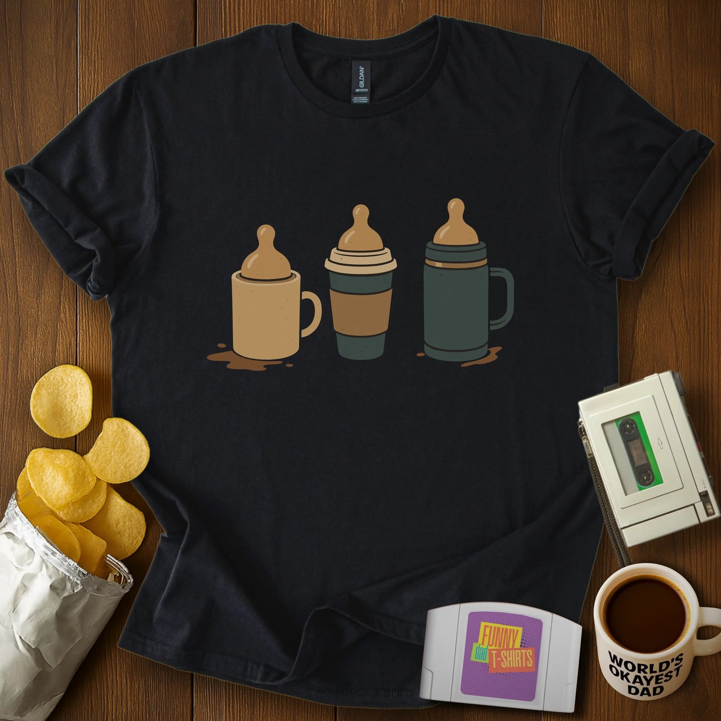 Coffee Bottle Dad Tee