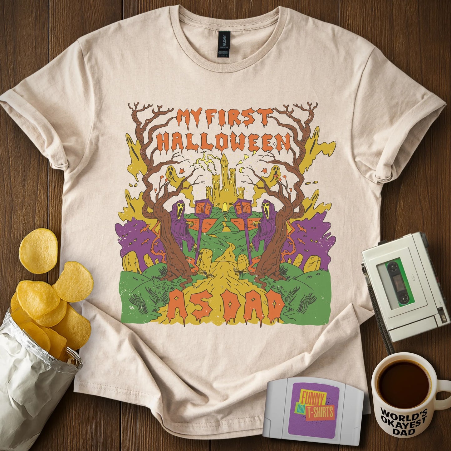 First Halloween Dad Tee