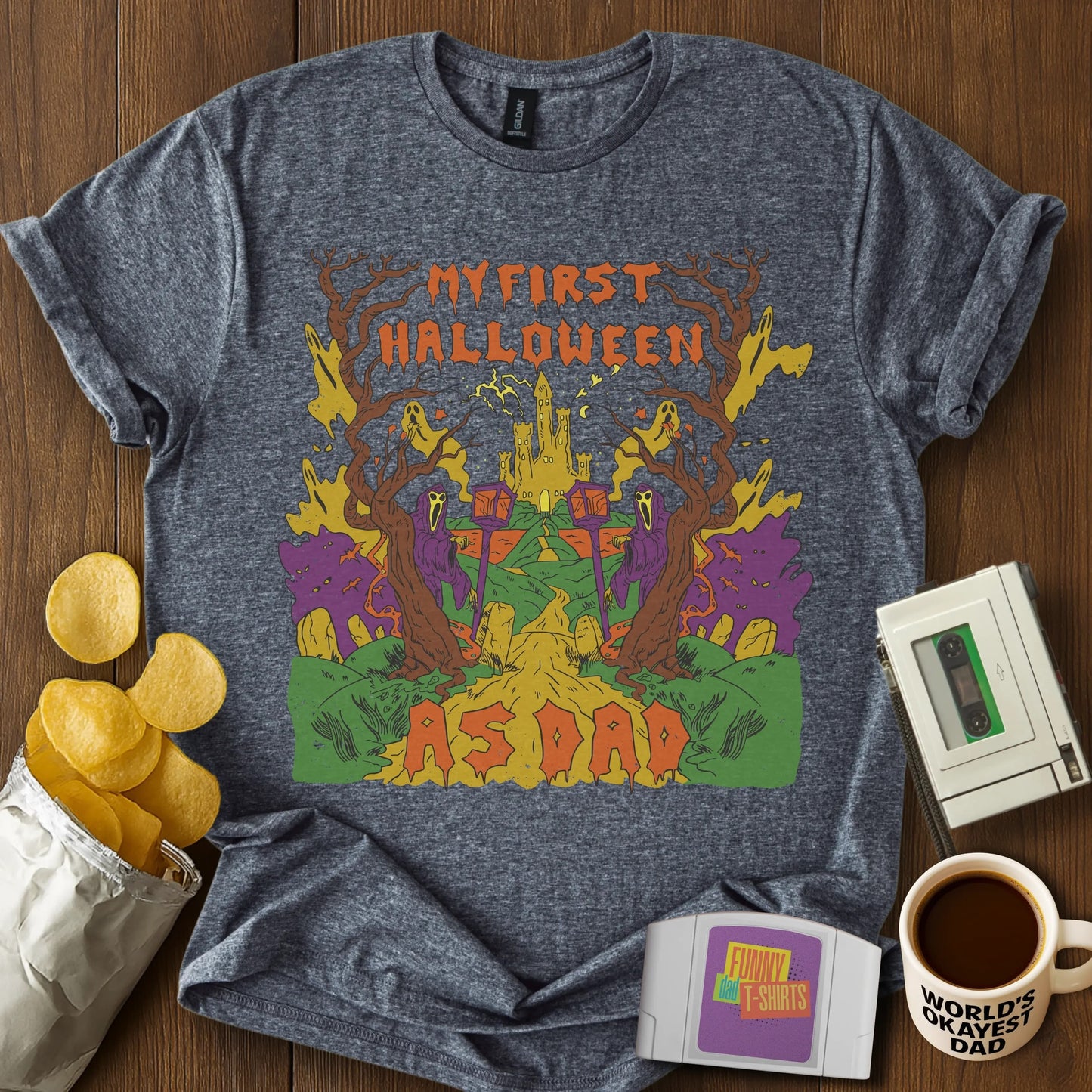 First Halloween Dad Tee