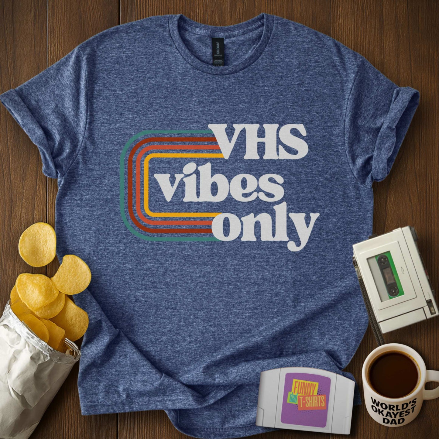 VHS Vibes Only T-shirt
