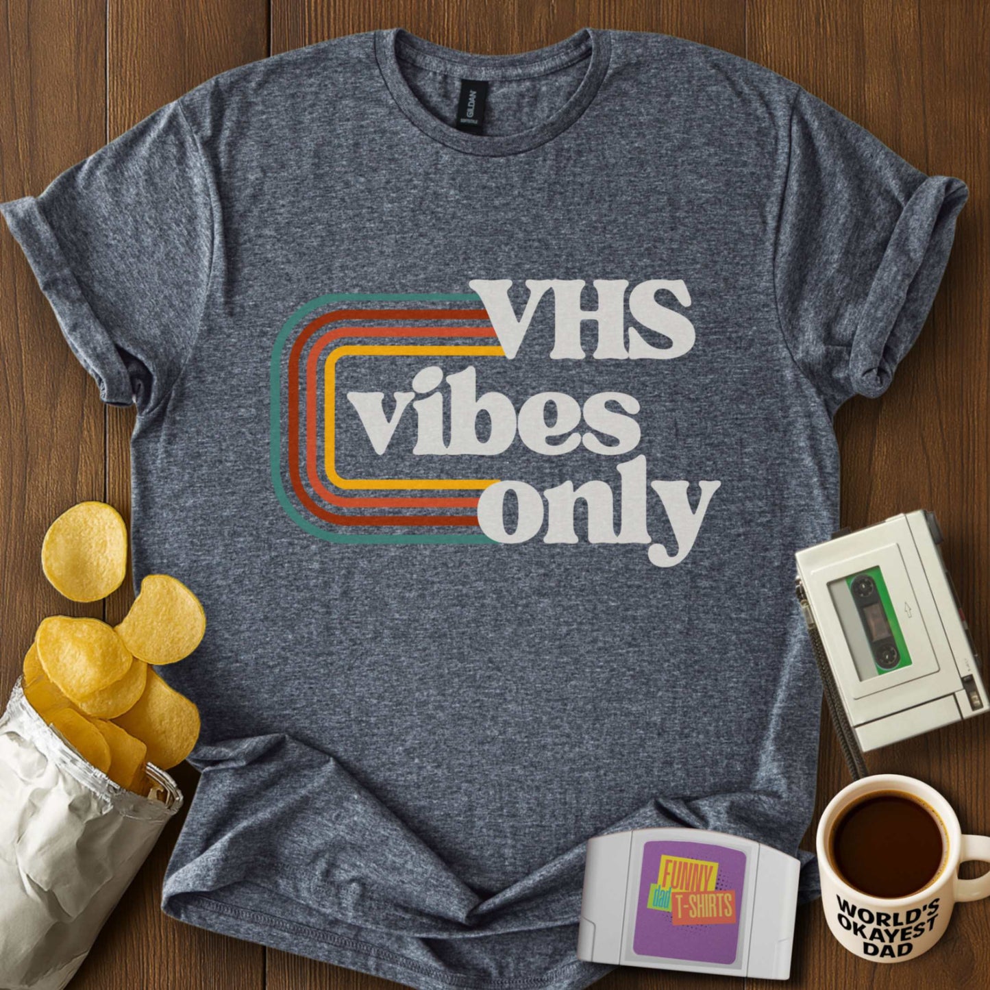 VHS Vibes Only T-shirt