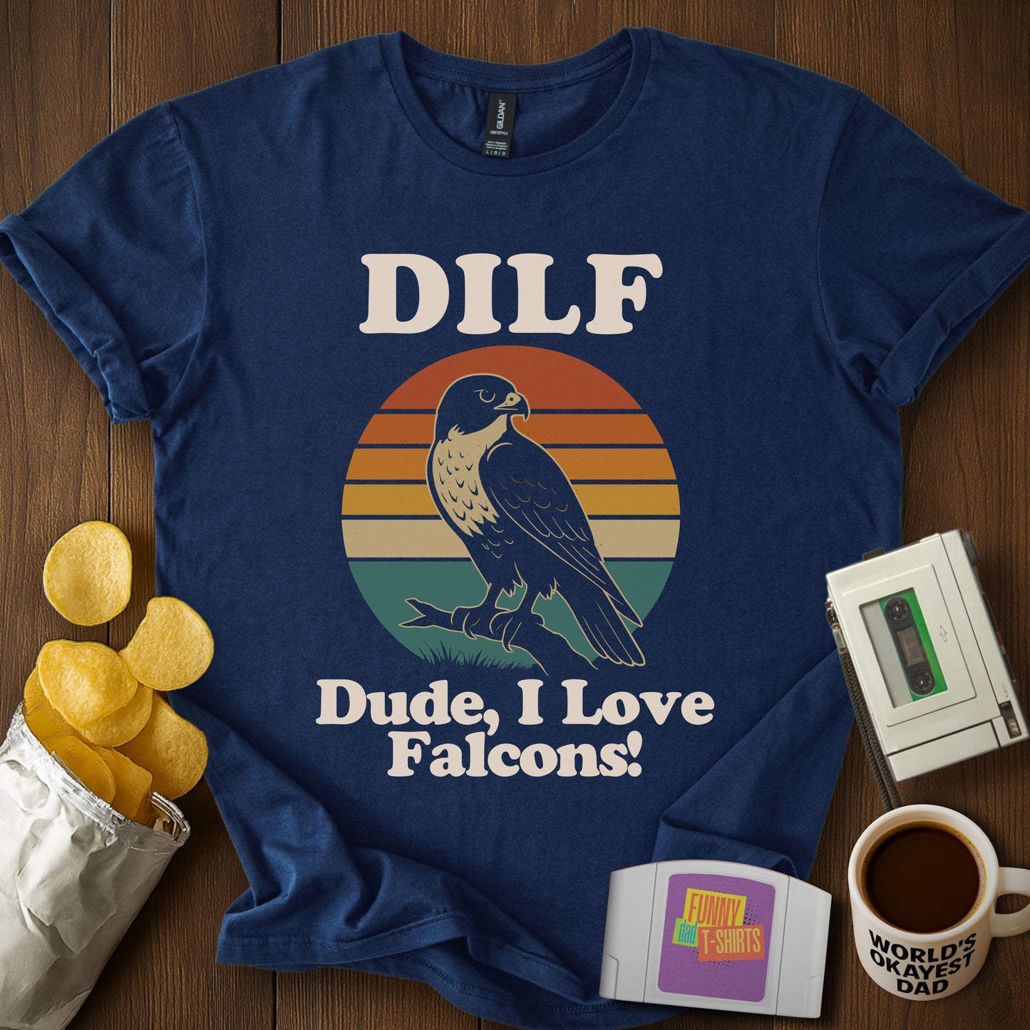 Dude, I Love Falcons! T-Shirt
