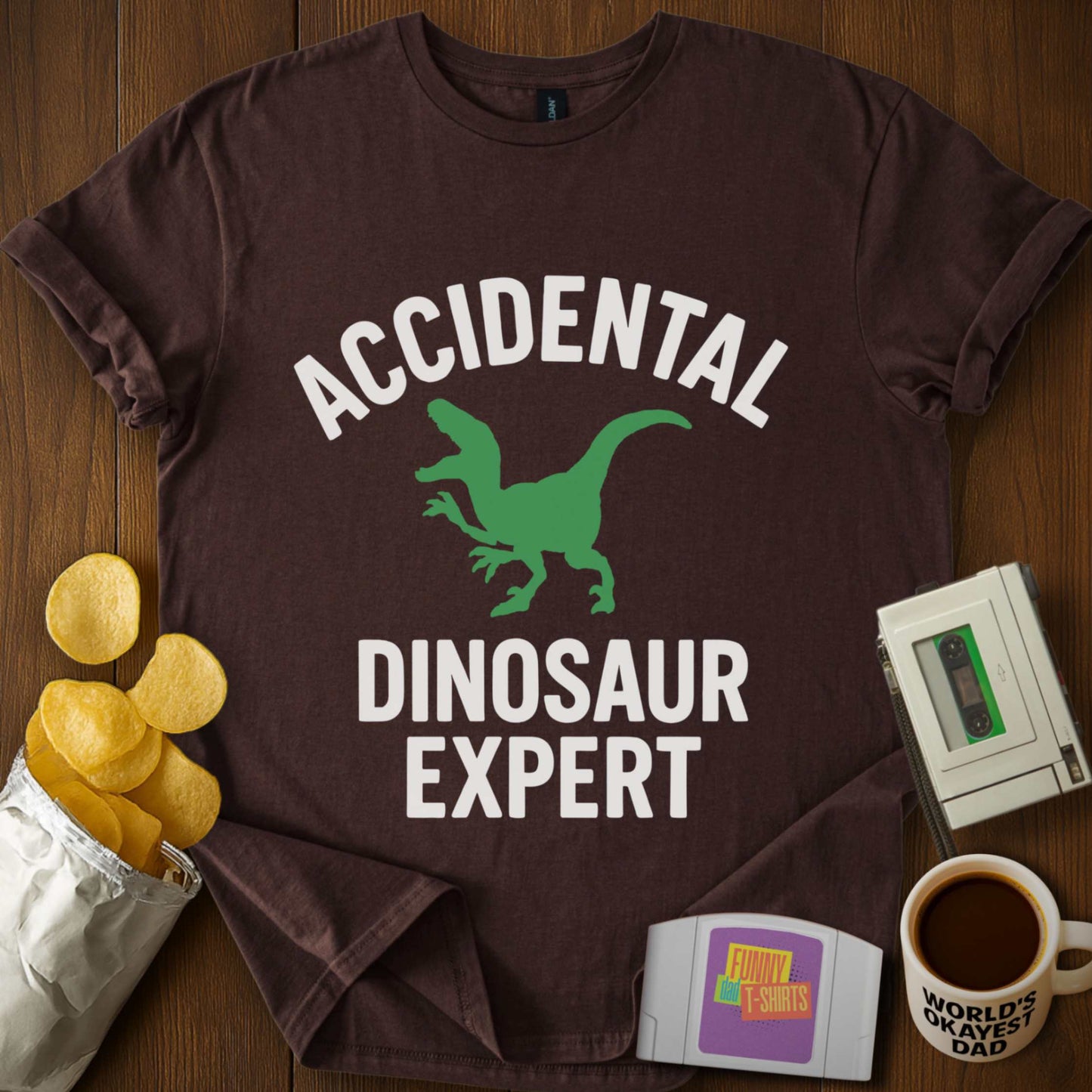 Accidental Dinosaur Expert Tee