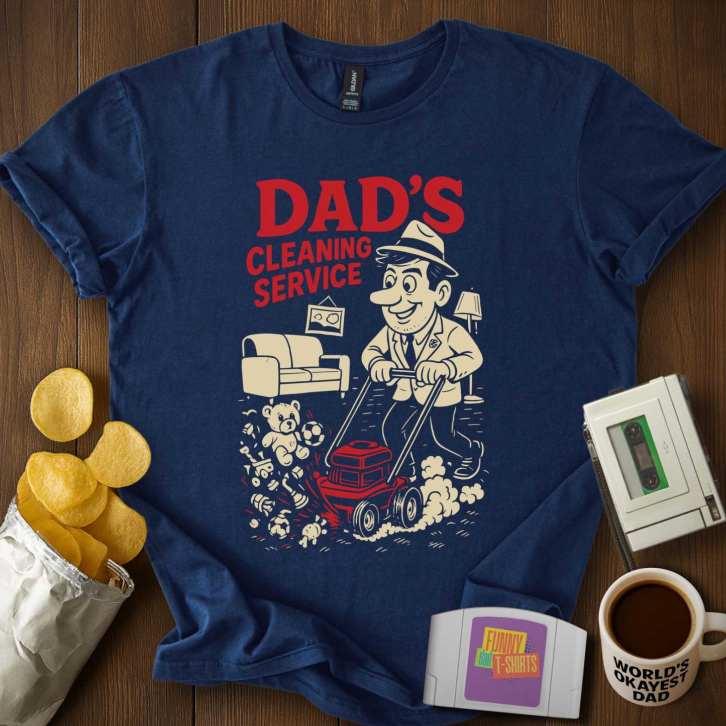 Dad's Cleaning Service Tee