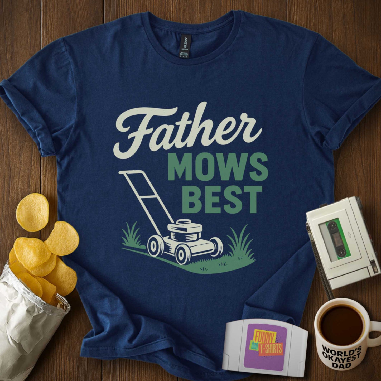 Father Mows Best Tee