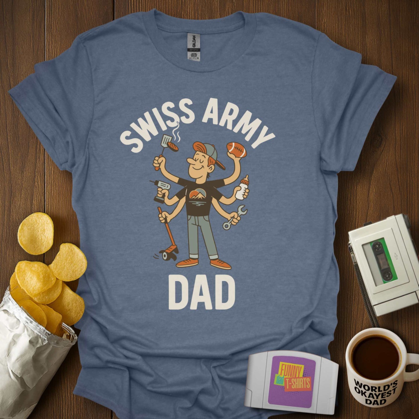 Swiss Army Dad Tee