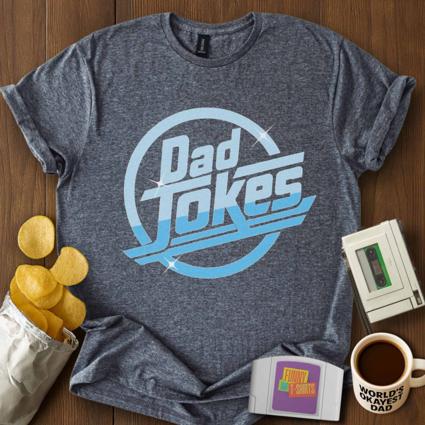 Dad Jokes Parody Band Tee