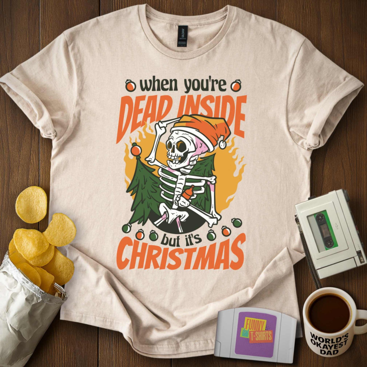 Dead Inside Christmas Tee
