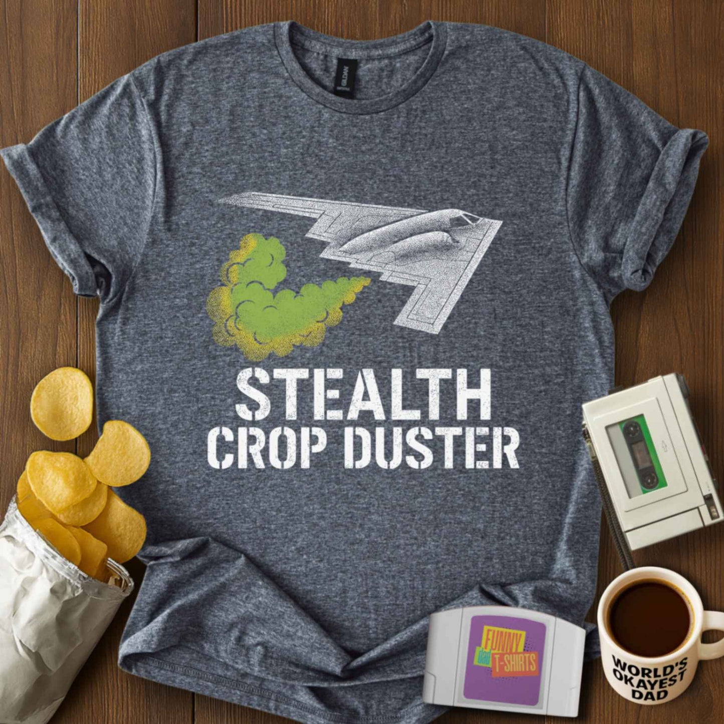 Stealth Crop Duster Tee