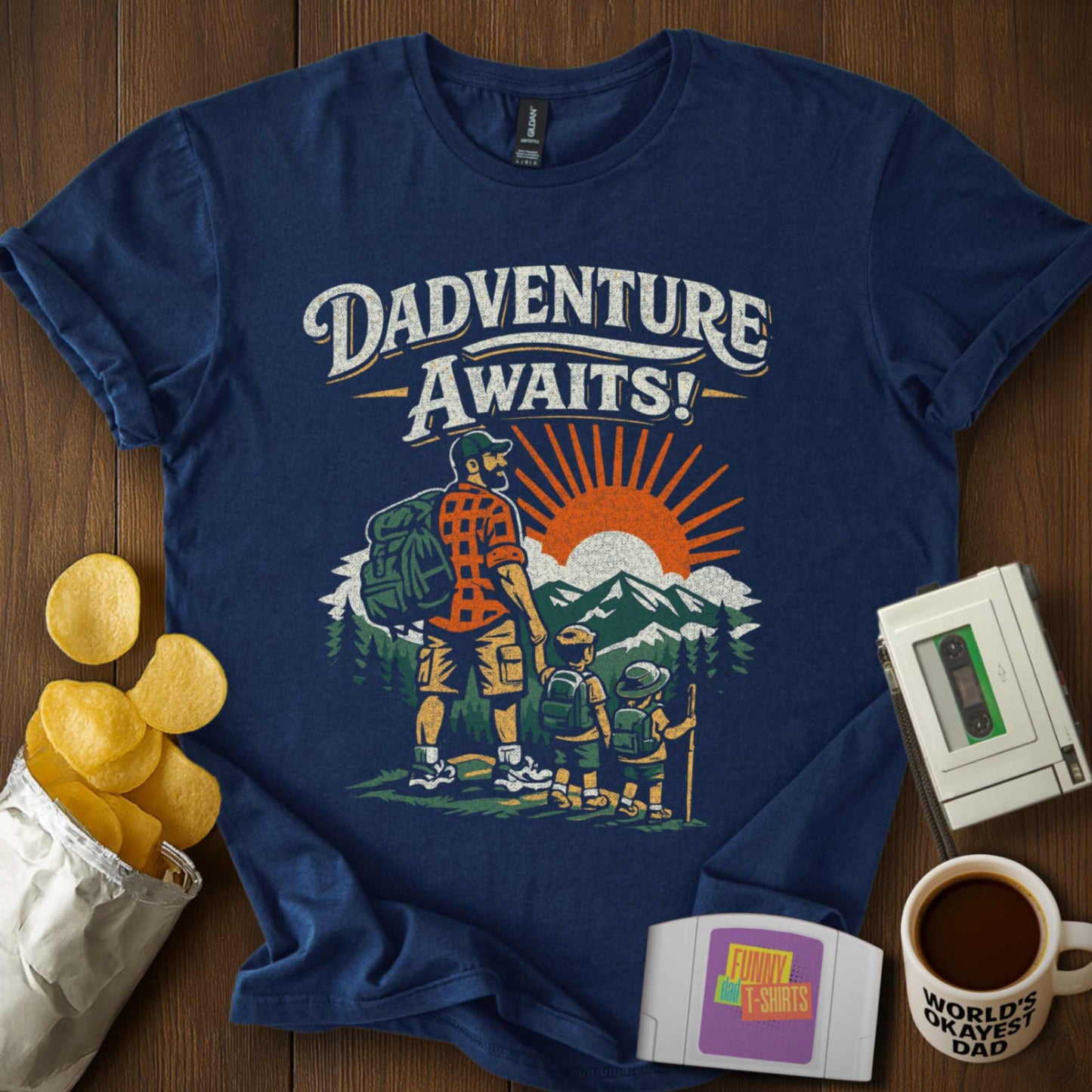 Dadventure Awaits Tee