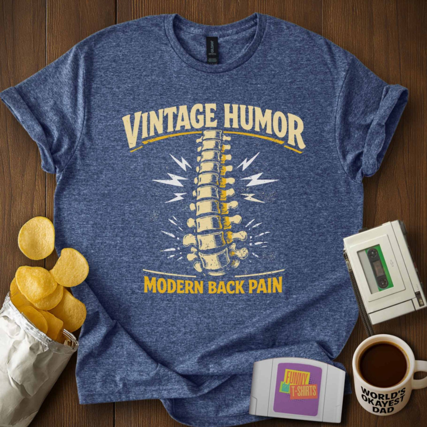 Vintage Humor Backpain Tee