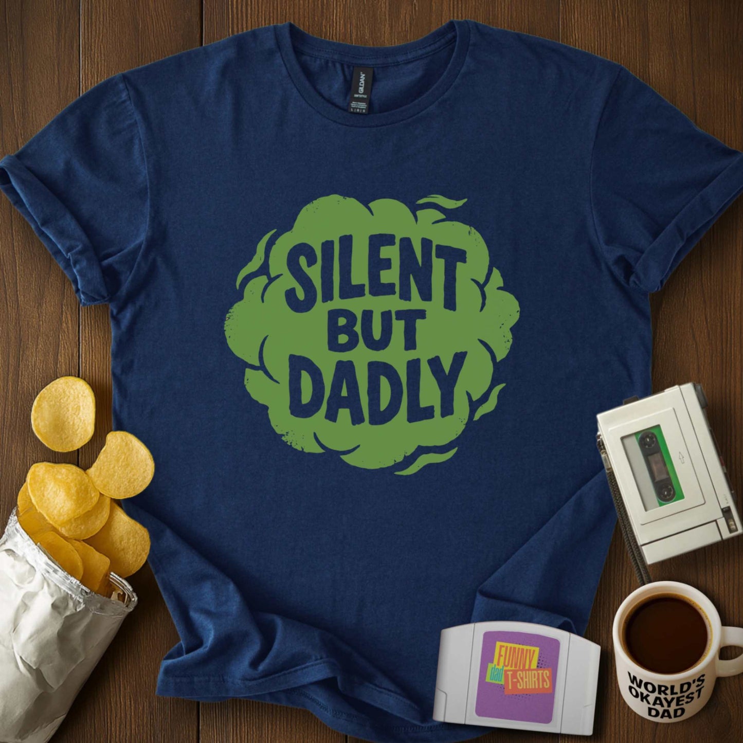 Silent But Dadly Tee