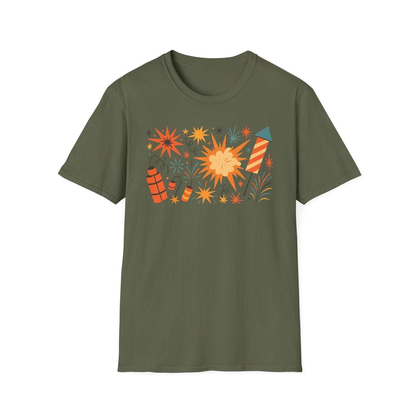 Festive Fireworks T-Shirt