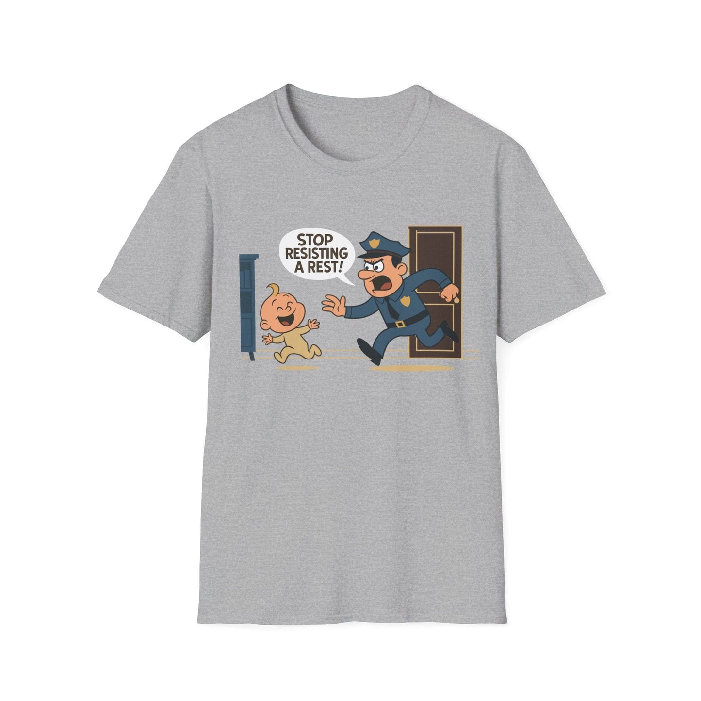 "Stop Resisting A Rest" - Dad Joke T-Shirt