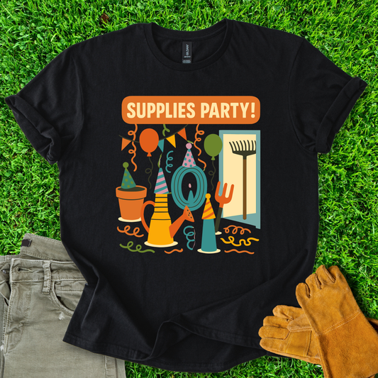 "Supplies Party!" Funny T-Shirt