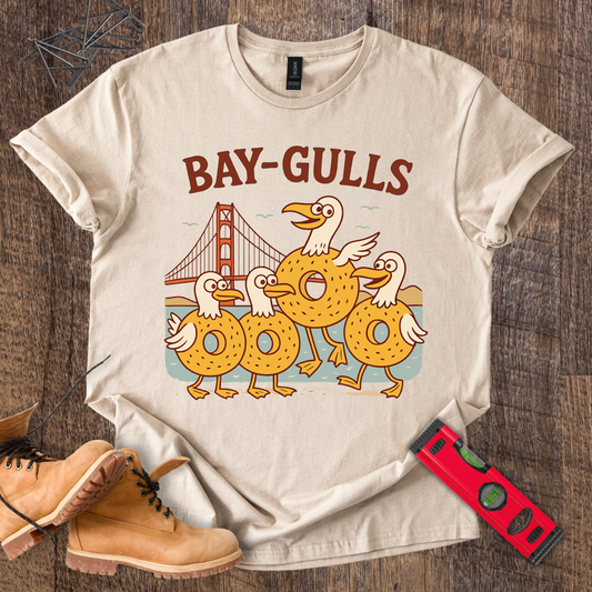 "Bay-Gulls" Dad Joke T-Shirt