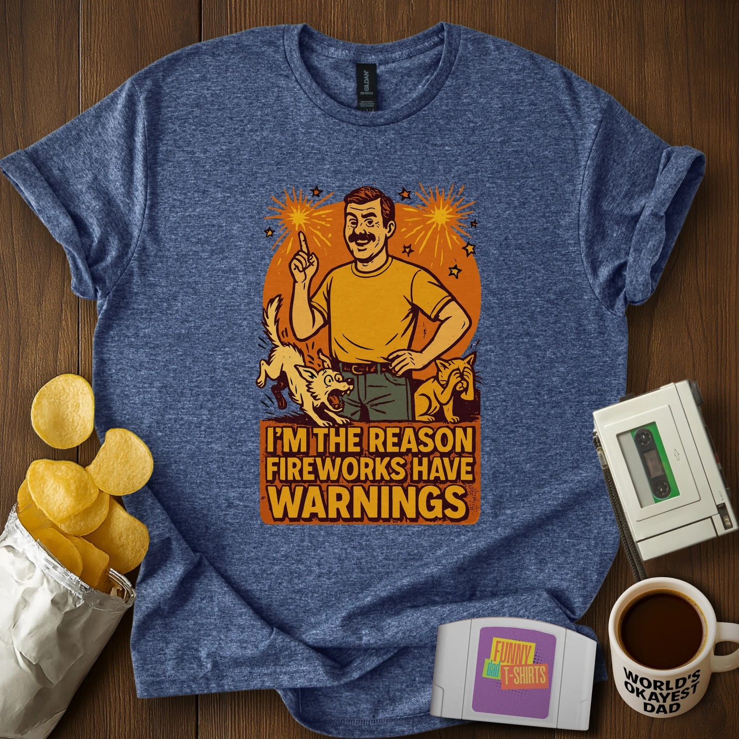 Fireworks Warning T-Shirt