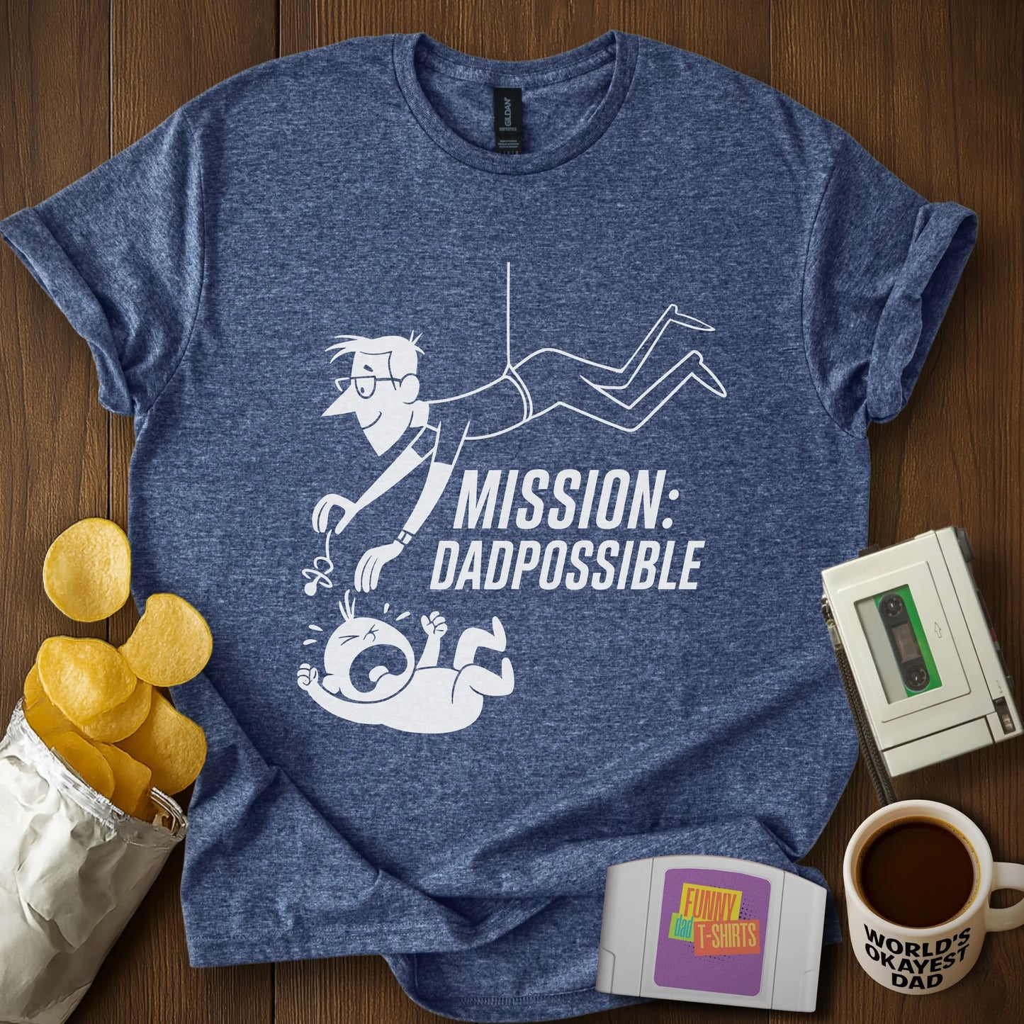 "Mission: Dadpossible" T-Shirt