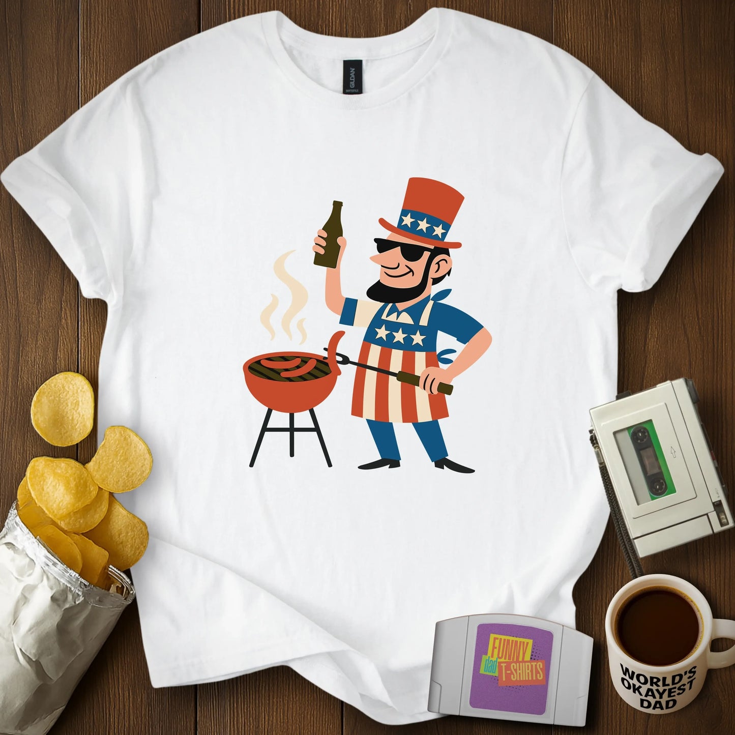 "Honest Abe: Grill & Chill" Tee
