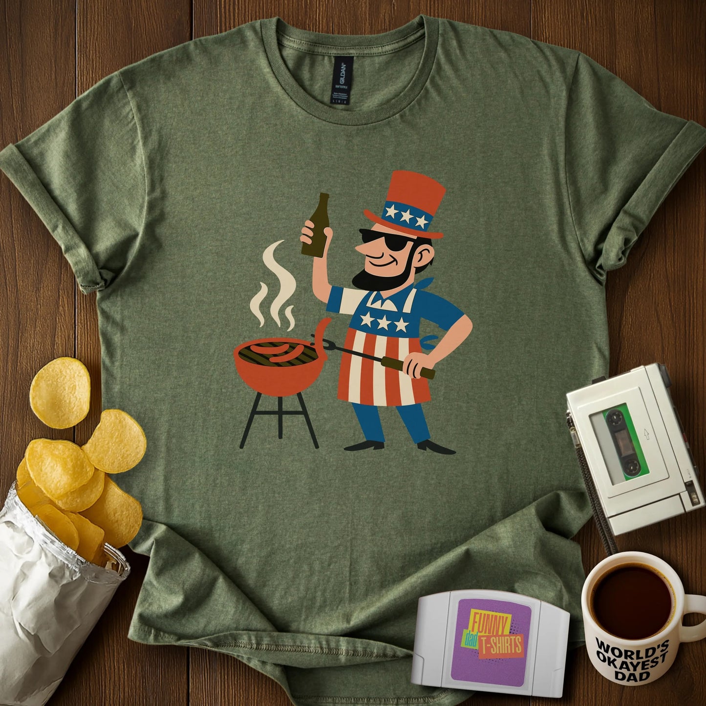 "Honest Abe: Grill & Chill" Tee