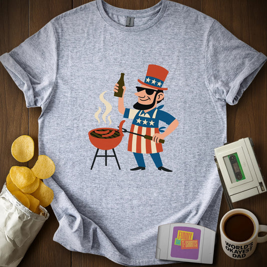 "Honest Abe: Grill and Chill" T-Shirt