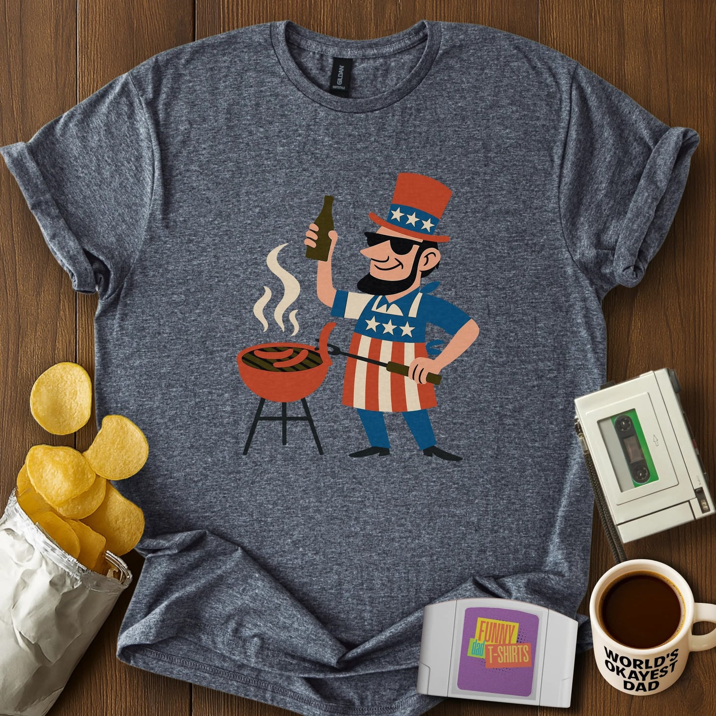 "Honest Abe: Grill & Chill" Tee