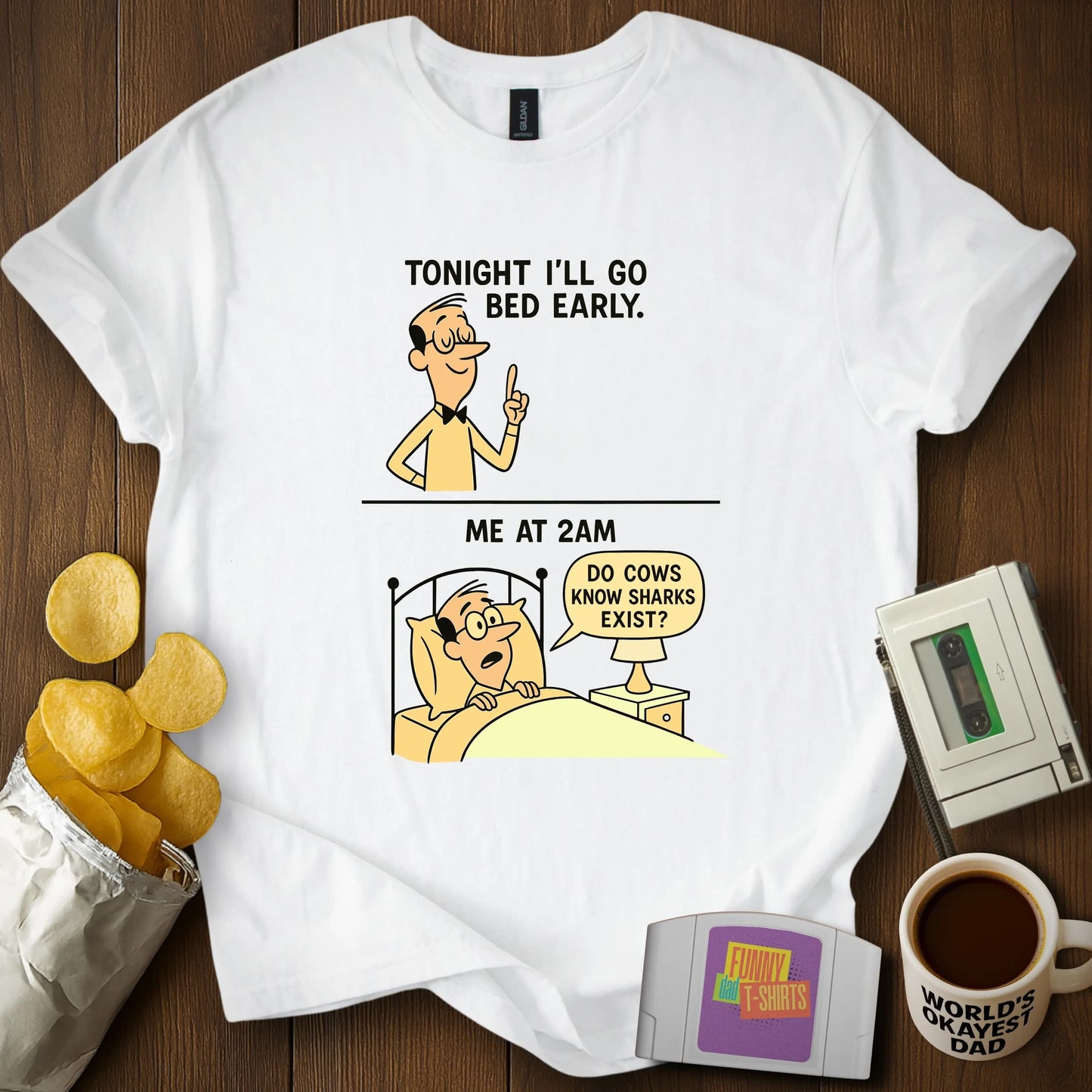 "Do Cows Know Sharks Exist?!" T-Shirt