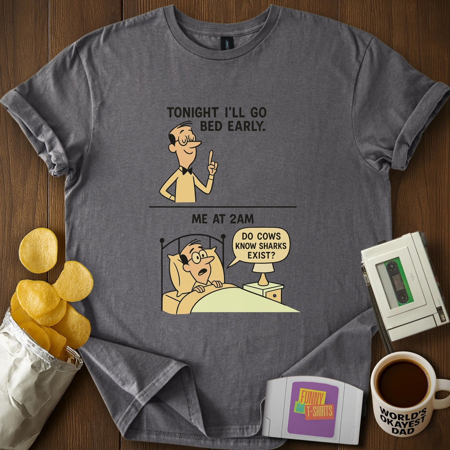 "Do Cows Know Sharks Exist?!" T-Shirt