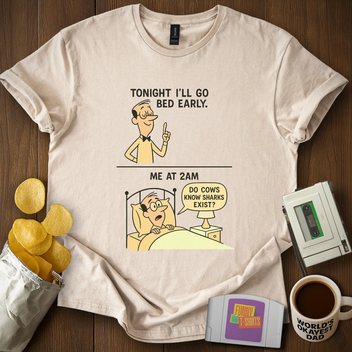 "Do Cows Know Sharks Exist?!" T-Shirt