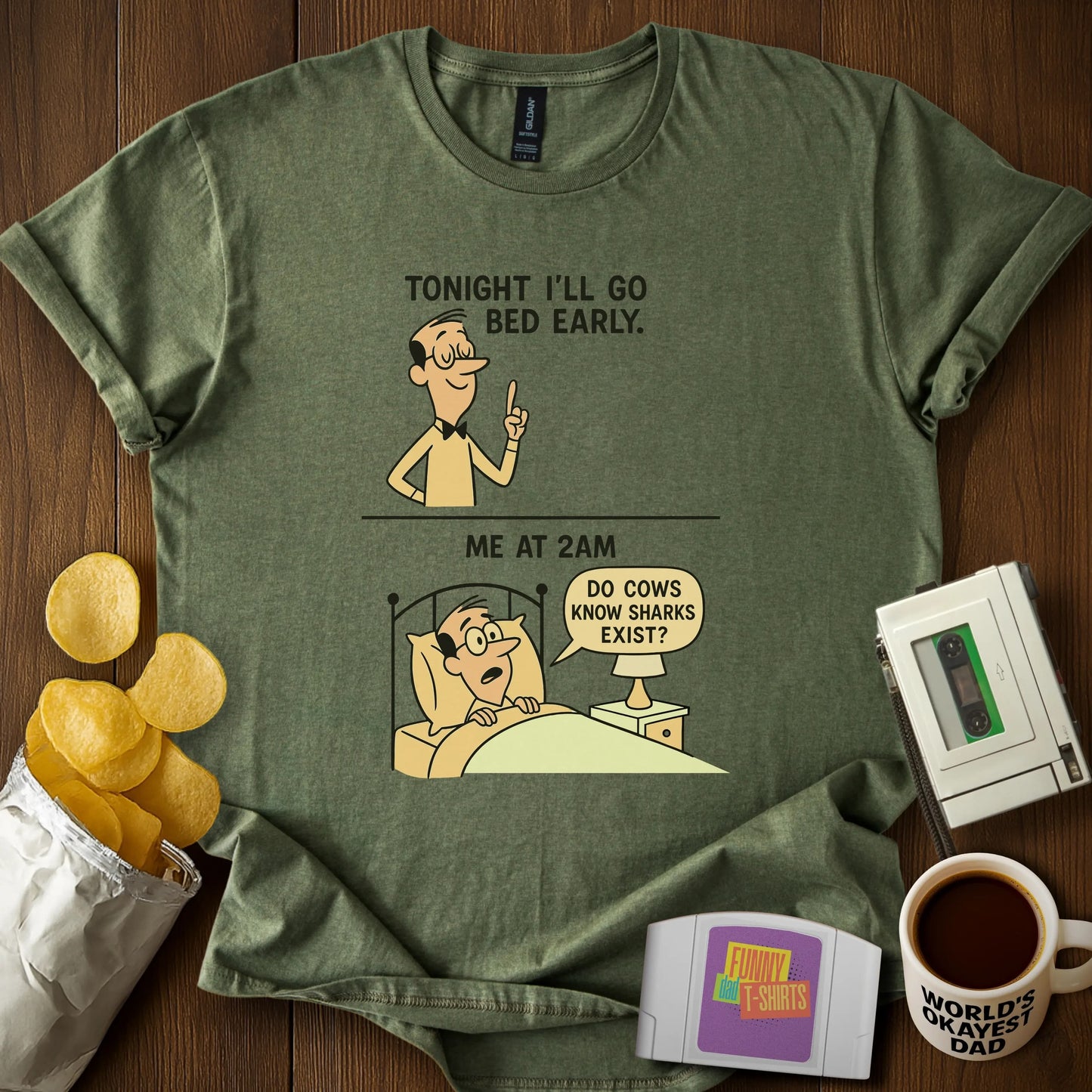 "Do Cows Know Sharks Exist?!" T-Shirt