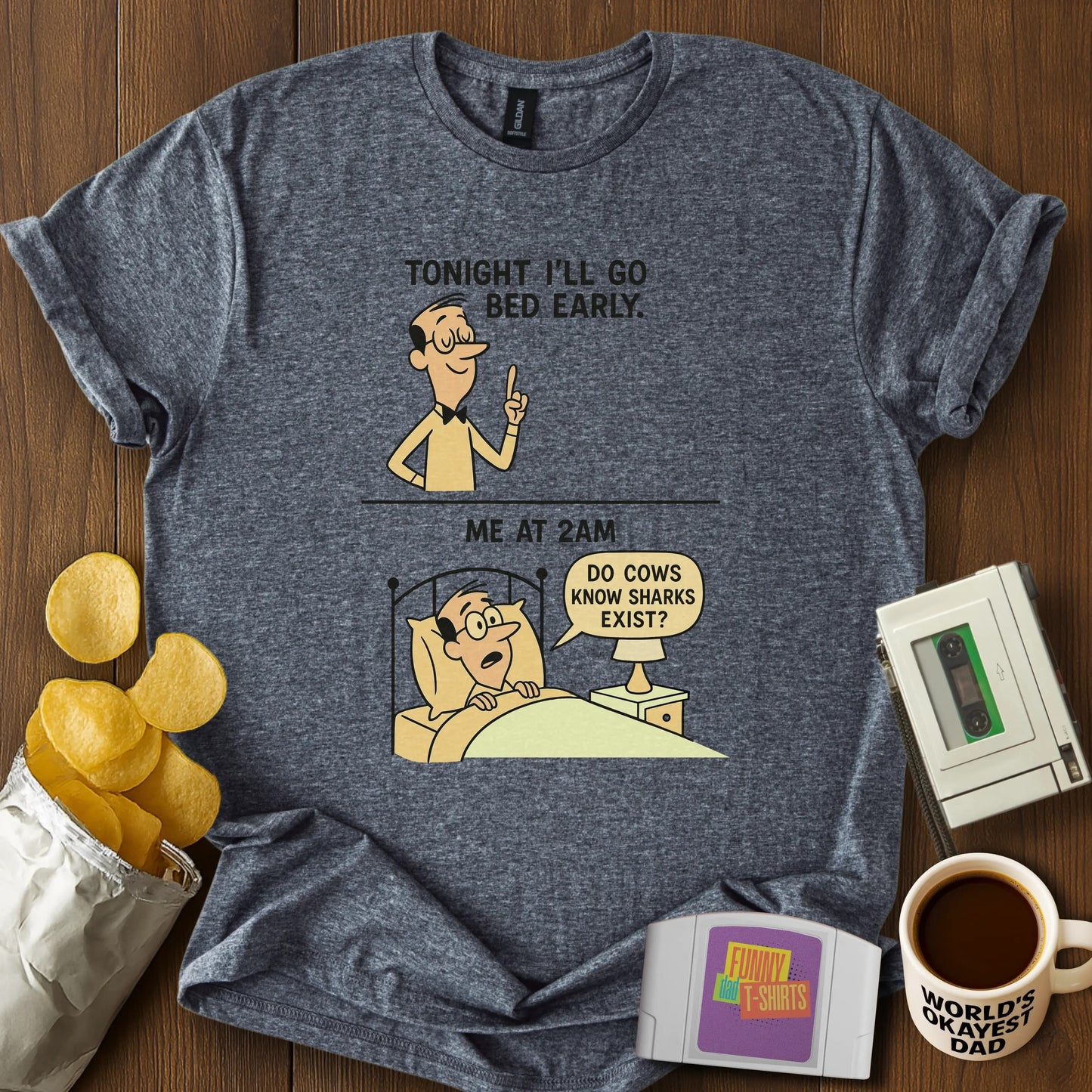 "Do Cows Know Sharks Exist?!" T-Shirt