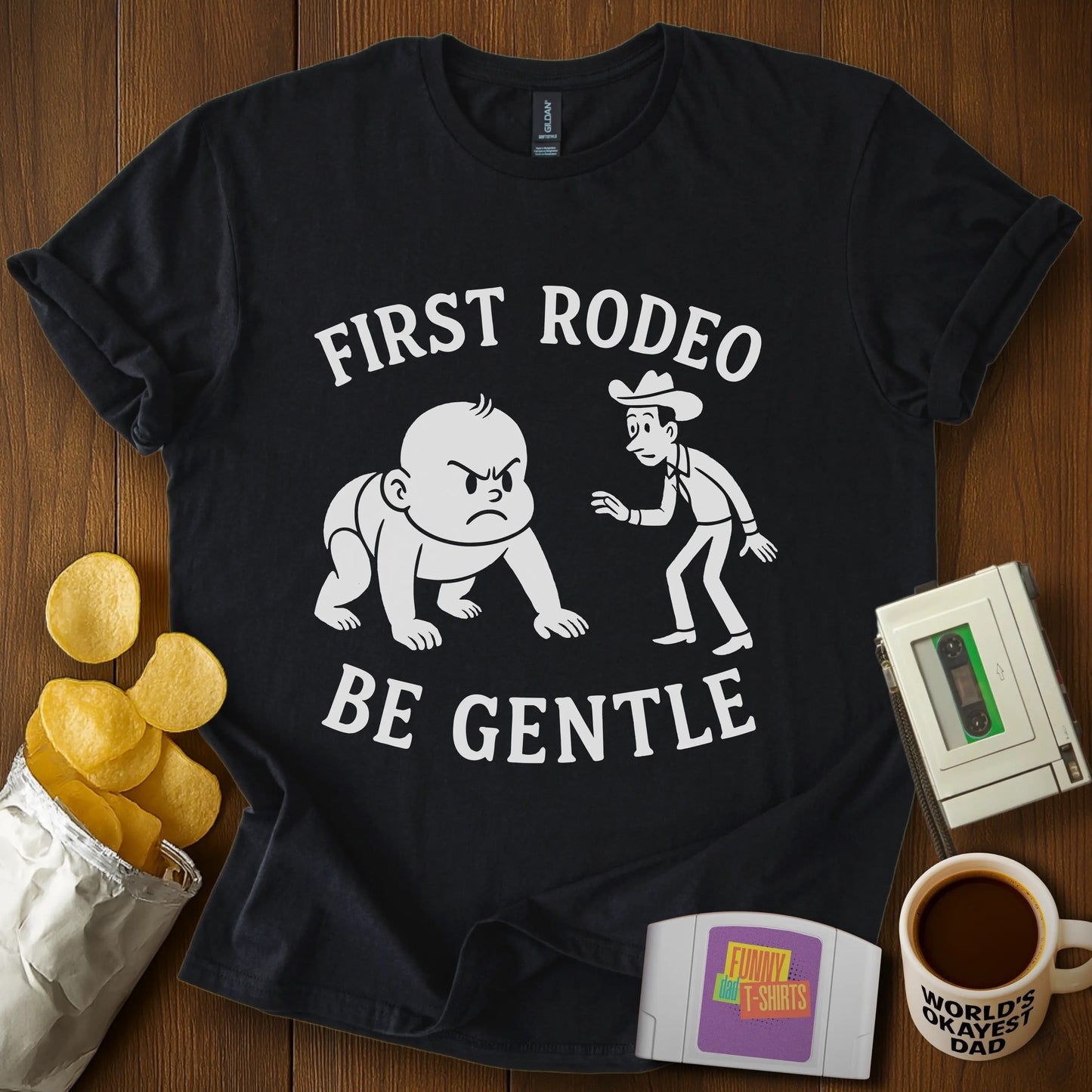 "First Rodeo. Be Gentle"  Tee
