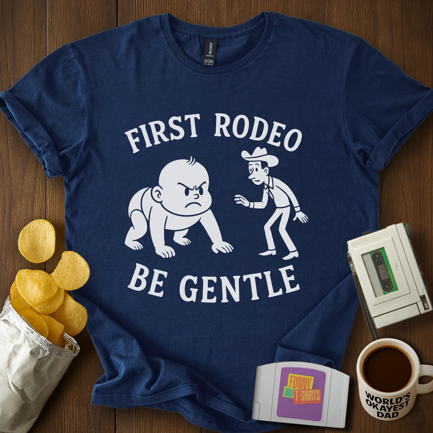 "First Rodeo. Be Gentle"  Tee