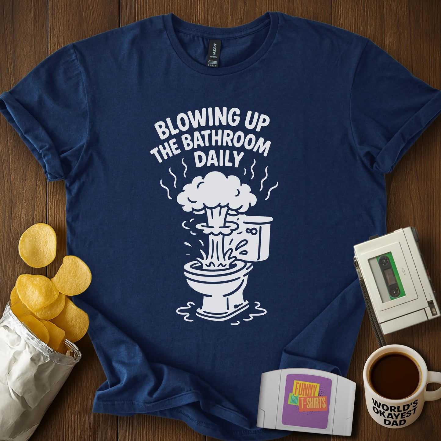 Blowing up the Bathroom Tee