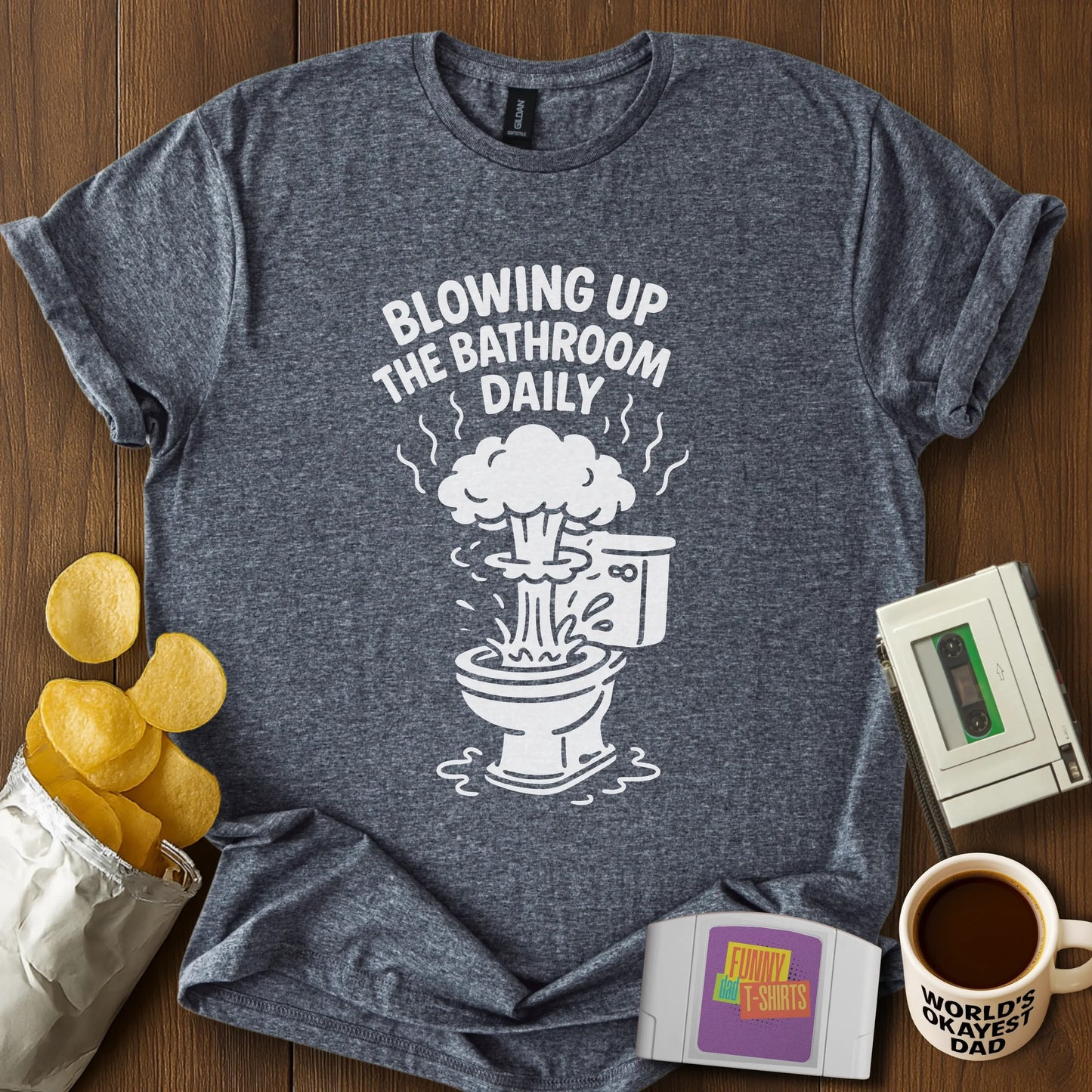 Blowing up the Bathroom Tee