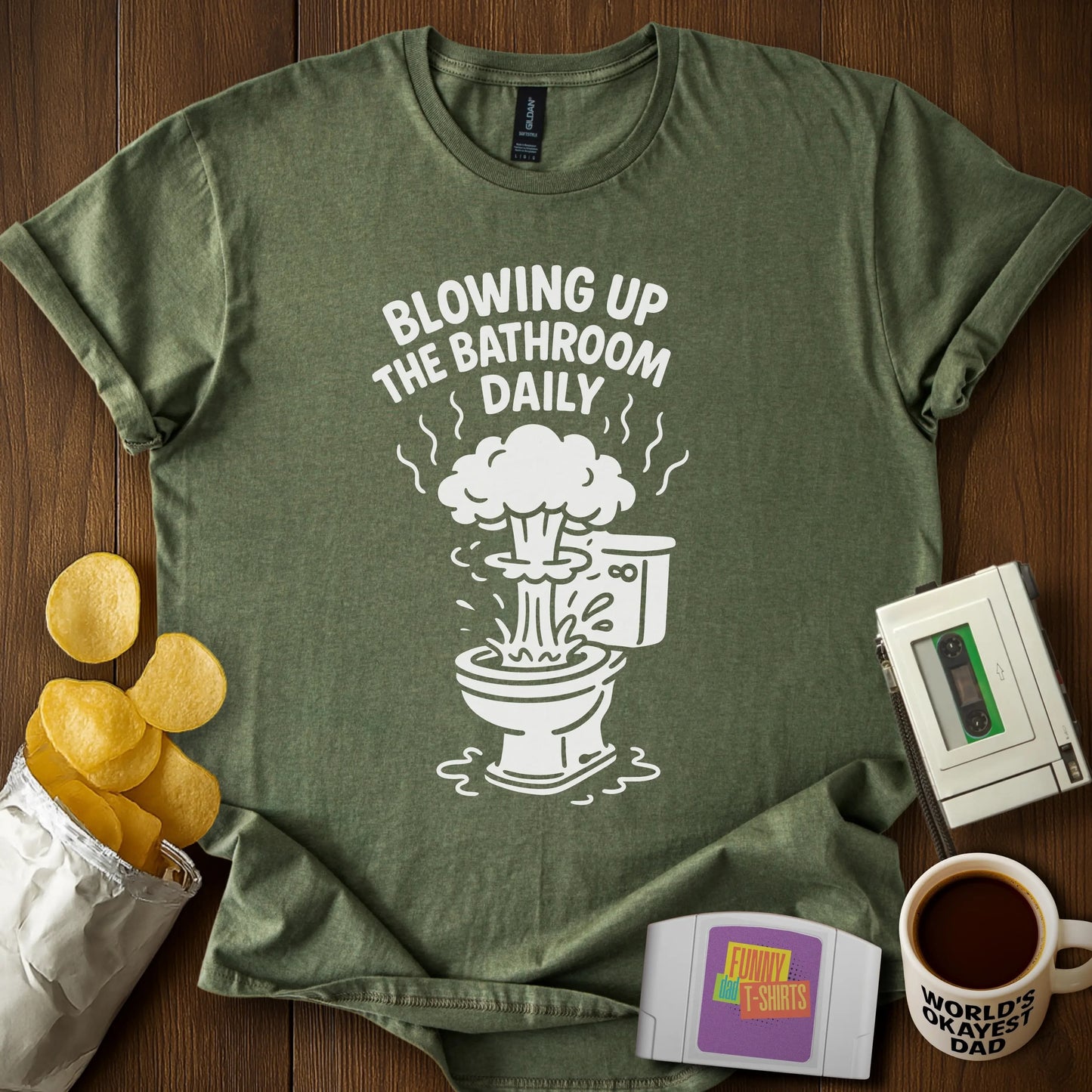 Blowing up the Bathroom Tee