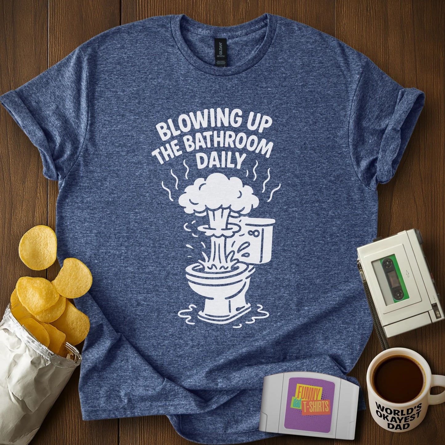 Blowing up the Bathroom Tee